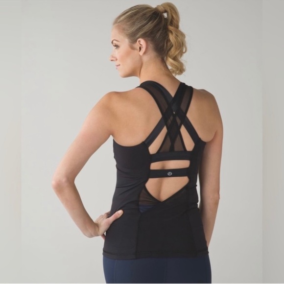 Lululemon Ready Set Sweat Tank Black Size Small - Picture 3 of 10